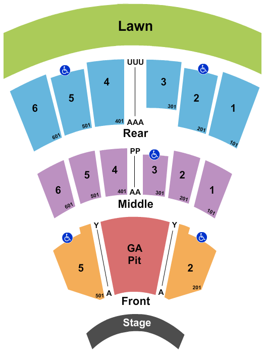 Constellation Brands-Marvin Sands Performing Arts Center The Killers Seating Chart